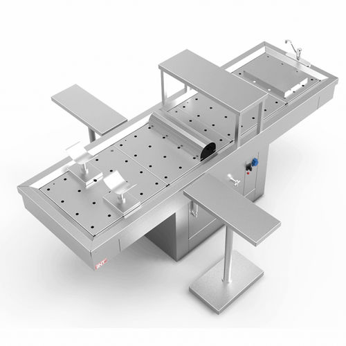 Mesa de laboratorio - ATM-O - BNT - de autopsia / rectangular / de acero inoxidable