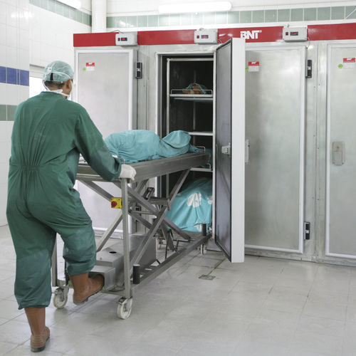 Cámara mortuoria 12 cuerpos - DEKO12 - BNT - de carga frontal / móvil