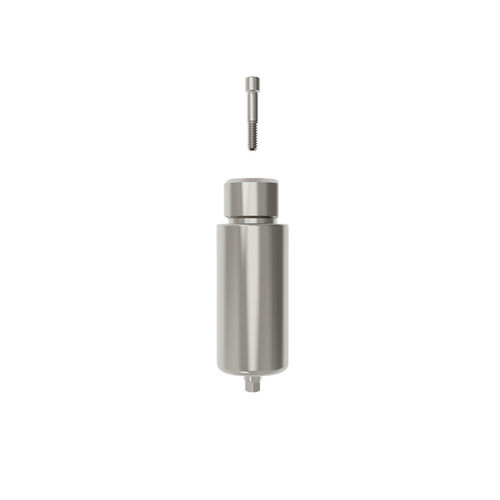 Pilar para implante de titanio - NTPA - NTA IMPLANT - recto / de tornillo / estrecho