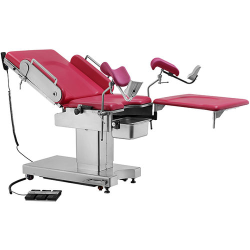 Sillón de parto eléctrico - FD-G-2 - Shanghai Wanyu Medical Equipment - con ruedas / con reposapiernas / con reposabrazos