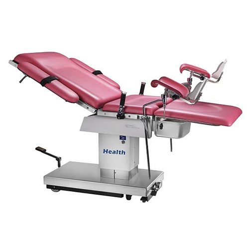 Sillón de parto hidráulico - TF - Shanghai Wanyu Medical Equipment - con ruedas / con reposapiernas / con reposabrazos