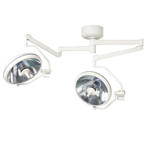 Lámpara cialítica de techo - DD620620 - Shanghai Wanyu Medical Equipment - halógena / veterinaria / 2 brazos