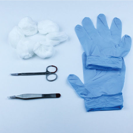 Kit de instrumentos para cirugía menor - SUBMED - para sutura de heridas / estéril