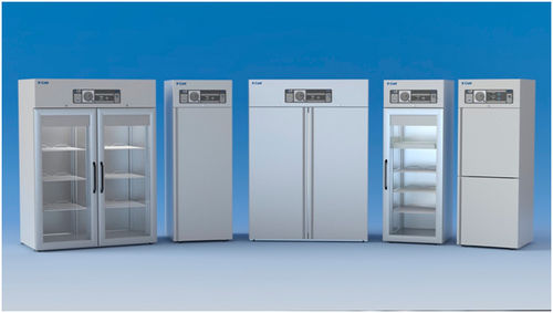 Refrigerador de laboratorio - X-COLD - LeoCon Group - de tipo armario / con 1 puerta / con 2 puertas