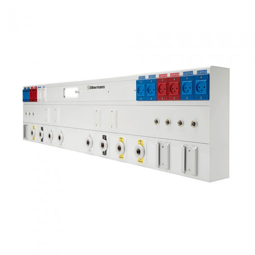 Unidad médica de cabecera horizontal - Jupiter  - Silbermann Technologies - de pared / para unidad de cuidados intensivos / con luz