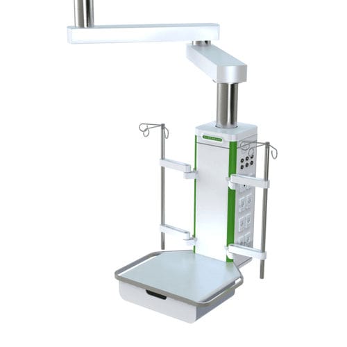 Brazo de distribución de techo - OSA 8004750 - Silbermann Technologies - para cuidados intensivos / articulado / modular
