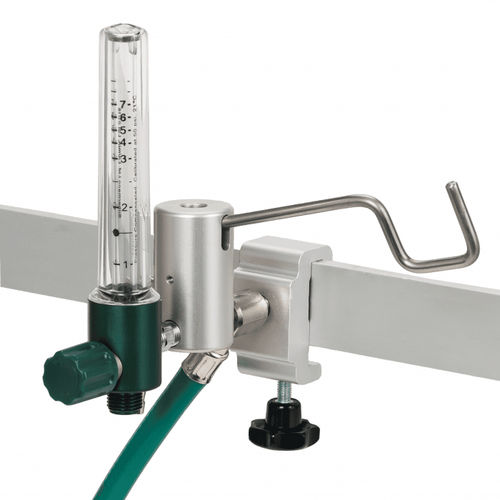 Flujómetro de área variable - 4116 series - Silbermann Technologies - O2 / para hospitales / en riel