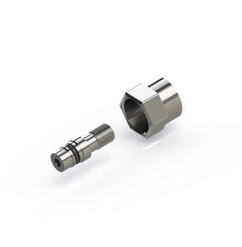Conector NIST - 220800 series - Silbermann Technologies - macho / para gases médicos / para el sector médico