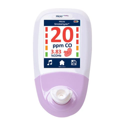 Analizador respiratorio CO - Micro+ ™ baby  - coVita - para fumadoras embarazadas / electrónico / de mano