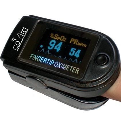 Pulsioxímetro de dedo - OXIM-O - coVita - médico / OLED / negro