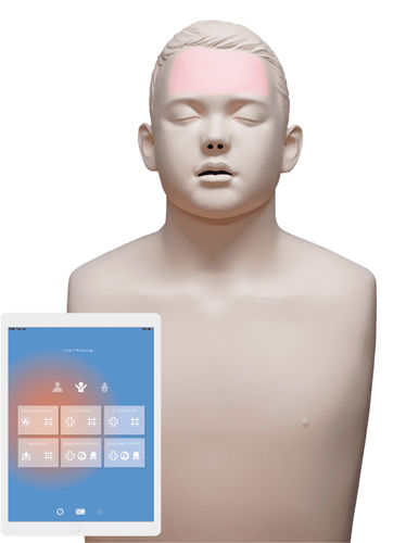 Maniquí de prácticas para atención general - Brayden Junior Pro  - Innosonian EU - de respiración artificial / para RCP / pediátrico