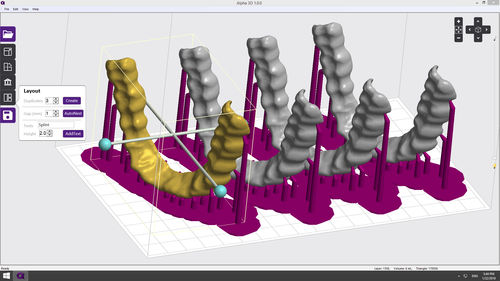 Software de creación de prótesis dentales - Alpha 3D - Ackuretta Technologies LLC - de simulación en 3D / de laboratorio dental / Windows