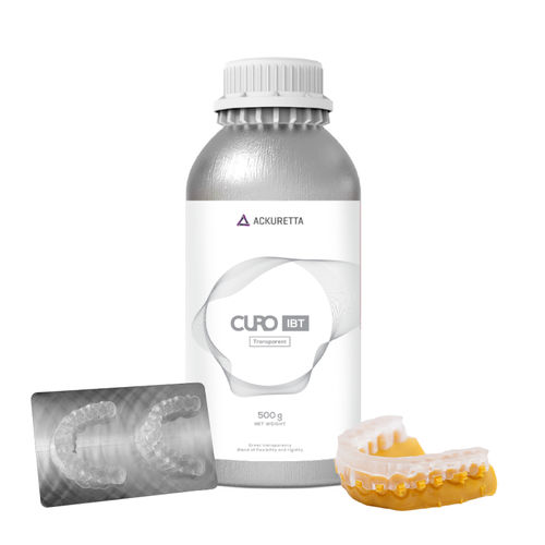 Material dental de resina - CURO IBT - Ackuretta Technologies LLC - para restauración dental / para impresión en 3D / de modelización
