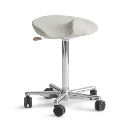 Taburete para odontología - InCharge - Dynamostol - de altura variable / con ruedas / negro