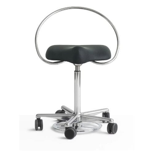 Taburete para centro sanitario - ReForm foot-operated - Dynamostol - para odontología / de altura variable / con ruedas
