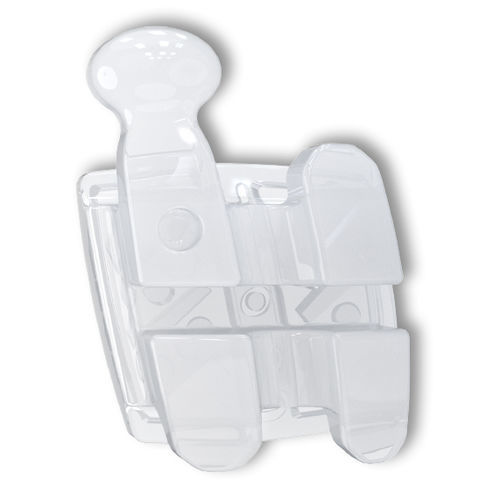Bracket de cerámica - C-line™ - Biocetec Co., Ltd. - curvo / policristalino