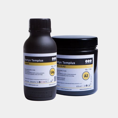 Material dental de resina - Templus - Vertysystem - A.Gree SRL - para corona / para puente dental / en polvo
