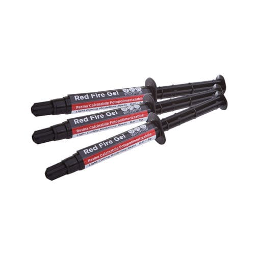 Material dental de resina - Red Fire - Vertysystem - A.Gree SRL - para puente dental / de gel