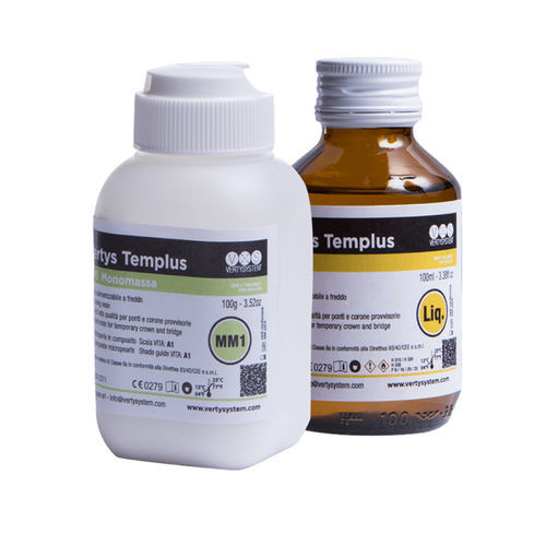 Material dental de resina - MMG1 - Vertysystem - A.Gree SRL - para corona / para puente dental / temporal