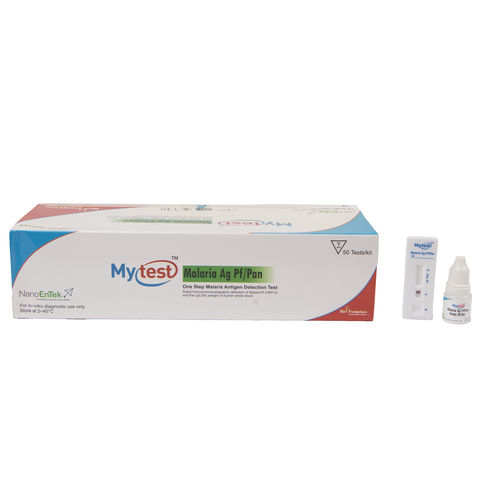 Kit de prueba de malaria - Mytest - Biofootprints Healthcare Pvt Ltd - de lactato deshidrogenasa / de Plasmodium / de sangre