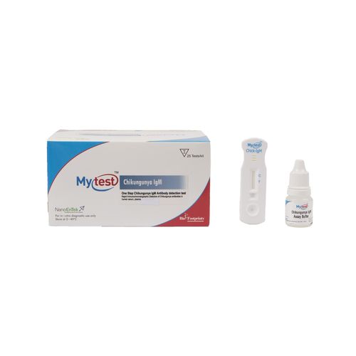Kit de prueba de chikungunya - Mytest - Biofootprints Healthcare Pvt Ltd - de IgM / de suero / por plasma