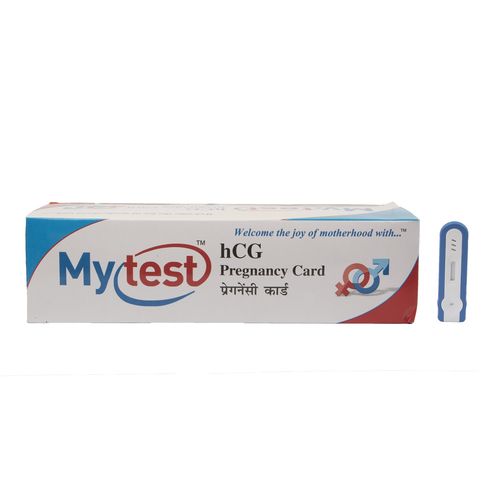 Kit de prueba de embarazo - Mytest - Biofootprints Healthcare Pvt Ltd - de hCG / de laboratorio / de orina