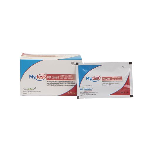 Kit de prueba de detección de droga - Mytest - Biofootprints Healthcare Pvt Ltd - de metanfetamina / de morfina / de cocaína