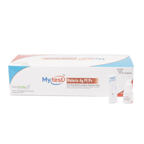 Kit de prueba de malaria - Mytest - Biofootprints Healthcare Pvt Ltd - para antígenos / de Plasmodium / de sangre