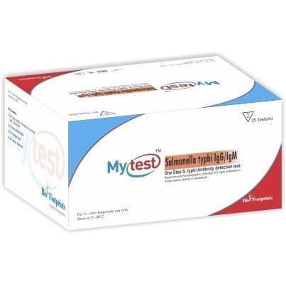 Kit de prueba de Salmonella - Mytest - Biofootprints Healthcare Pvt Ltd - de enfermedades gastrointestinales / de IgM / de sangre