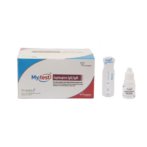 Kit de prueba de Leptospira - Mytest - Biofootprints Healthcare Pvt Ltd - para enfermermedades infecciosas / de IgG / de IgM