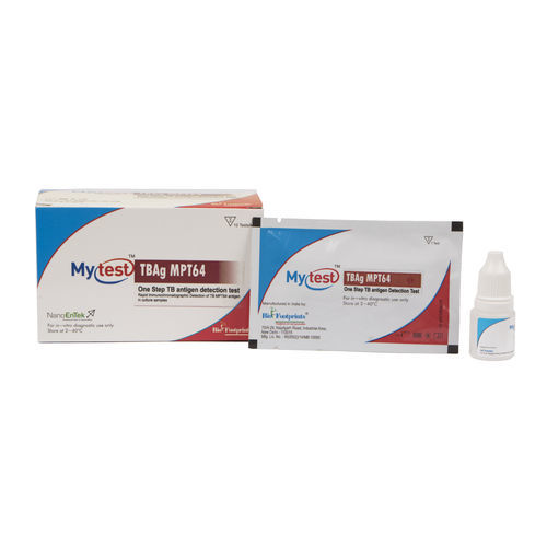 Kit de prueba de enfermedades respiratorias - Mytest - Biofootprints Healthcare Pvt Ltd - para antígenos / inmunocromatográfico