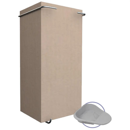 Dispensador de cuñas - AB1 - C.A.M. Hospital - de pared / de acero inoxidable