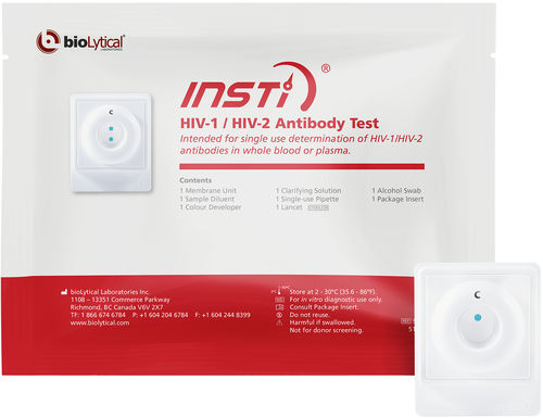 Prueba rápida de SIDA - INSTI®  - bioLytical - de IgG / de IgM / de VIH