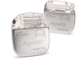 Neuroestimulador implantable - Algovita® SCS - Nuvectra - de médula espinal / programable a distancia