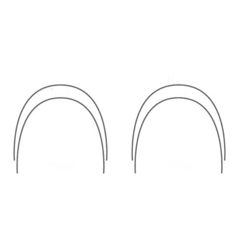 Hilo ortodóntico redondo - ASS series - GNI Co.,Ltd - rectangular / de acero inoxidable