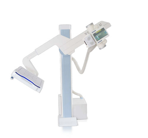 Sistema de radiografía digital - VISION U - Visaris - para radiografía polivalente / sin mesa / con brazo portatubos pivotante