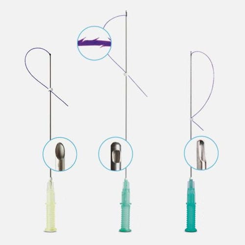 Hilo tensor reabsorbible - COG Pro series - W&O medical esthetics - de hebras dentadas / liso