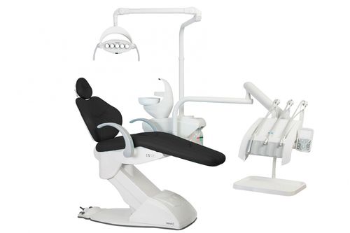 Unidad dental con reposacabezas flexible - S 500 H - SAEVO - con portainstrumentos / con luz