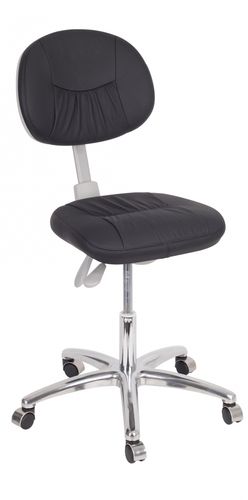 Taburete para odontología - PREMIUM - SAEVO - de altura variable / con respaldo / con ruedas