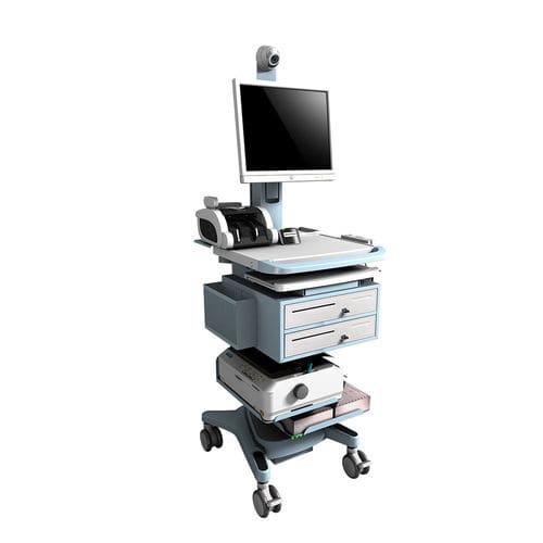 Carro informático médico - FG-H-07 - Fangge Medical - móvil / con cajón