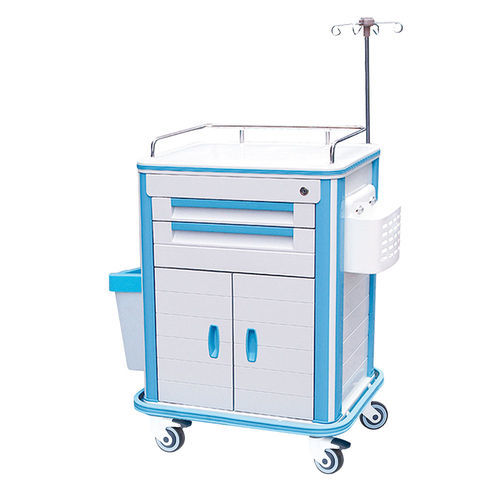 Carro de hospital - FG-A-04 - Fangge Medical - de emergencia / para instrumental / para desfibrilador