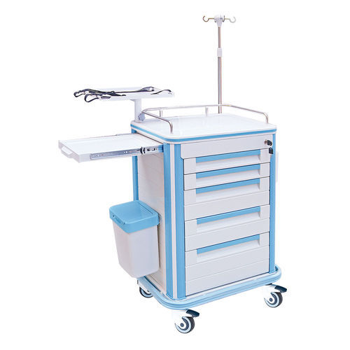 Carro de hospital - FG-A-05 - Fangge Medical - de emergencia / para instrumental / para desfibrilador