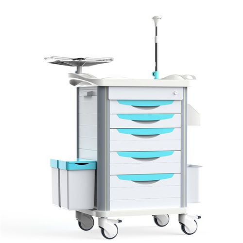 Carro de hospital - FG-S-01 - Fangge Medical - de emergencia / para instrumental / para desfibrilador