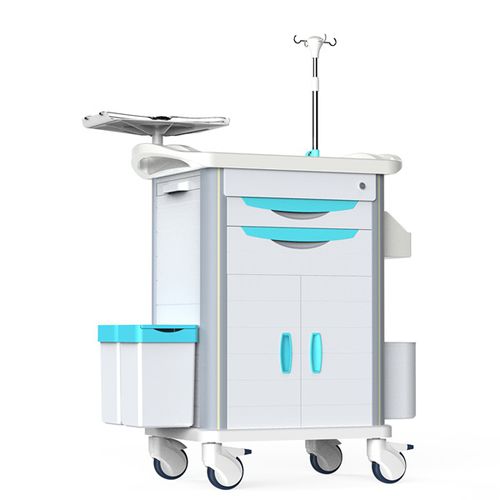 Carro de hospital - FG-S-02 - Fangge Medical - de emergencia / para instrumental / para desfibrilador