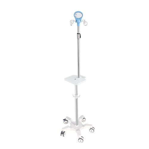 Portasueros con soporte para bomba de infusión - B26-03 - Fangge Medical - de suelo / con ruedas / 4 ganchos