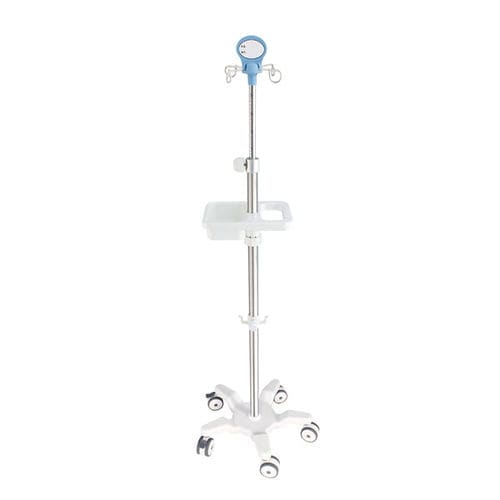 Portasueros de suelo - B26-06 - Fangge Medical - con ruedas / 4 ganchos / para carga pesada