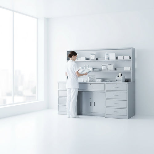 Armario de hospital - D04 - Fangge Medical - con cajón / estéril / de acero inoxidable