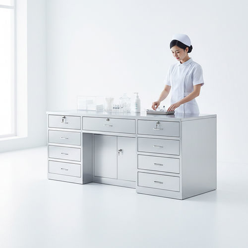 Armario con cajón - D05 - Fangge Medical - de hospital / con puerta / estéril