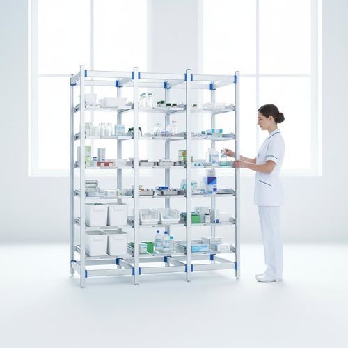 Estantería modular - FG-T-406F03 - Fangge Medical - para contenedores / de acero inoxidable