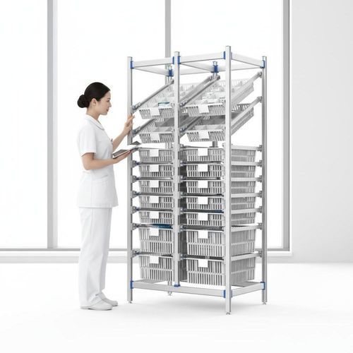 Scaffalatura di stoccaggio de aluminio - FG-P-4009F02 - Fangge Medical - modular / de alta densidad